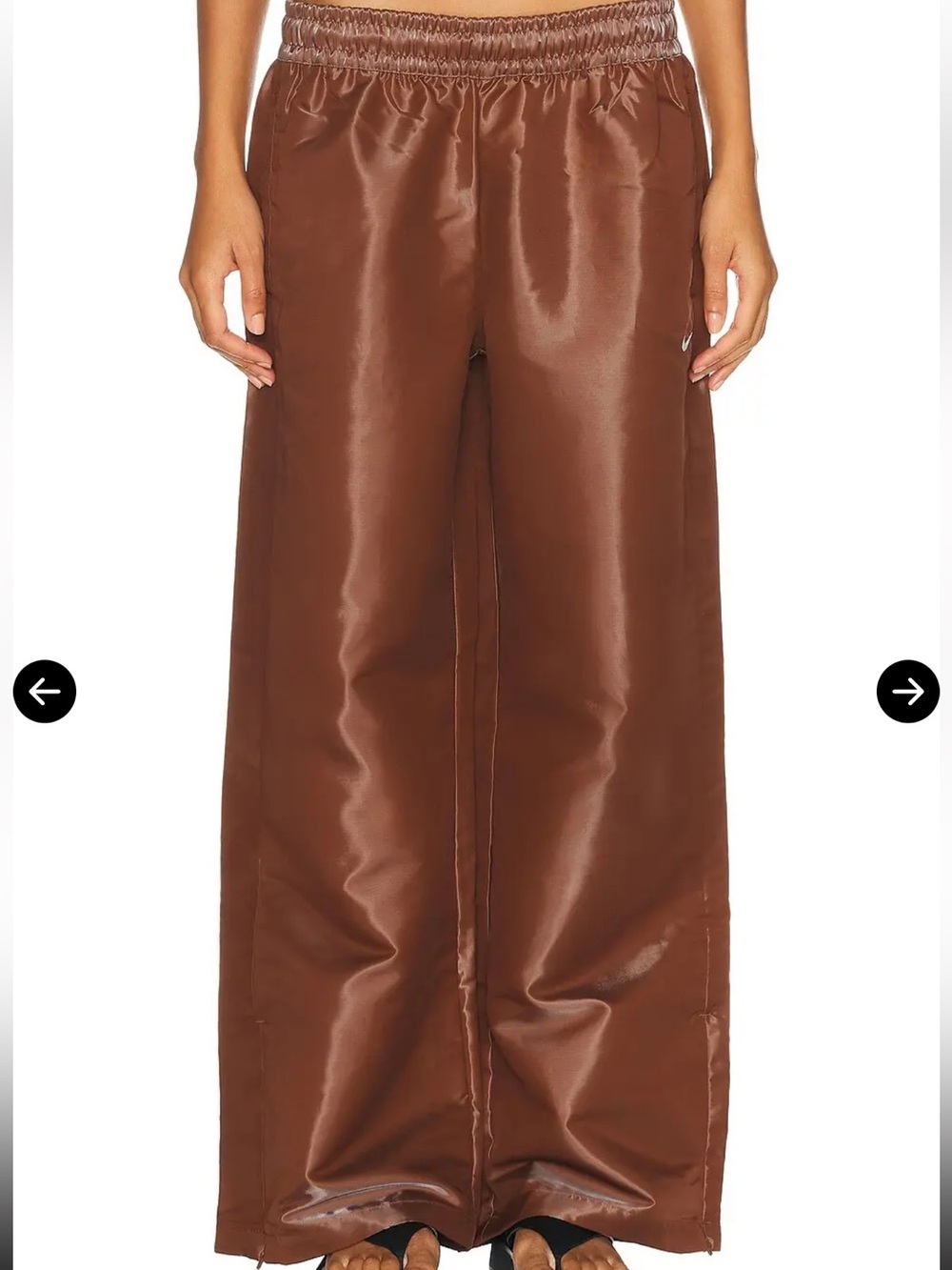 Nike liquid shine wide leg brown